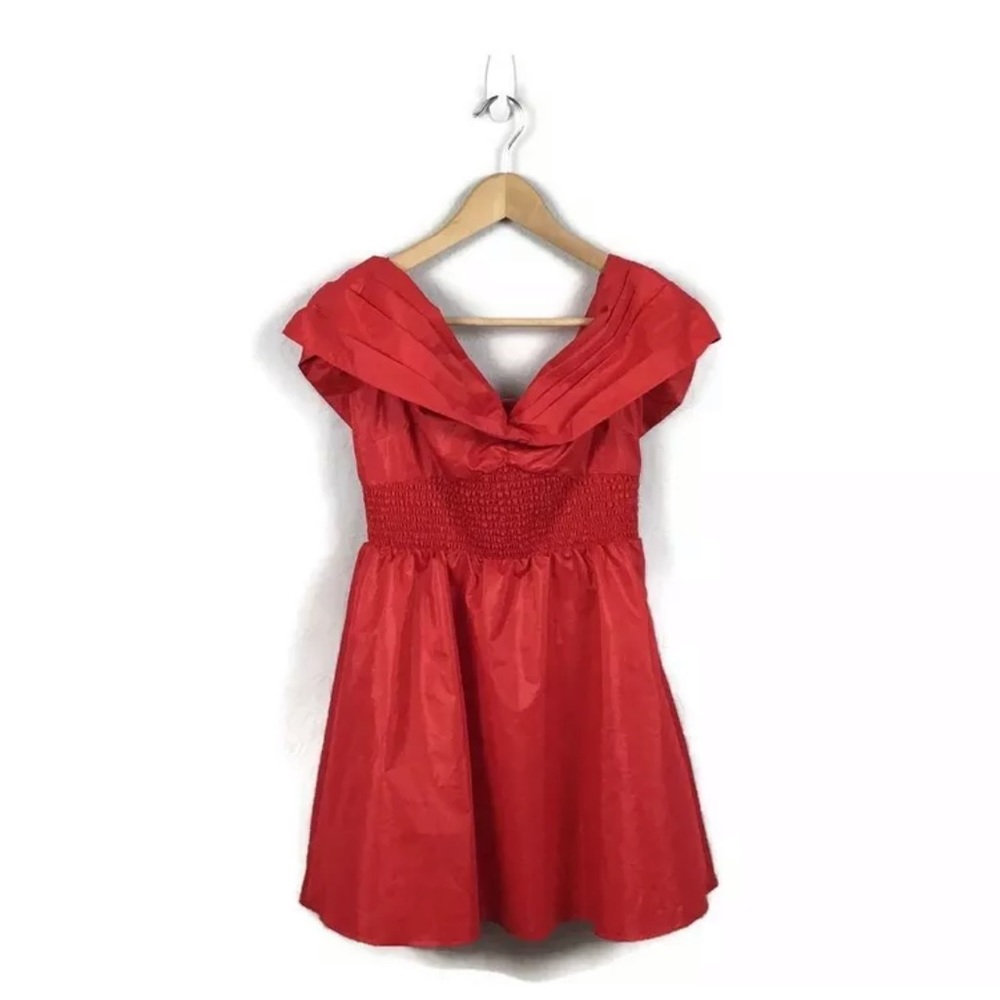 L’Academie Dress Red Juni Off Shoulder Revolve S - Picture 4 of 9